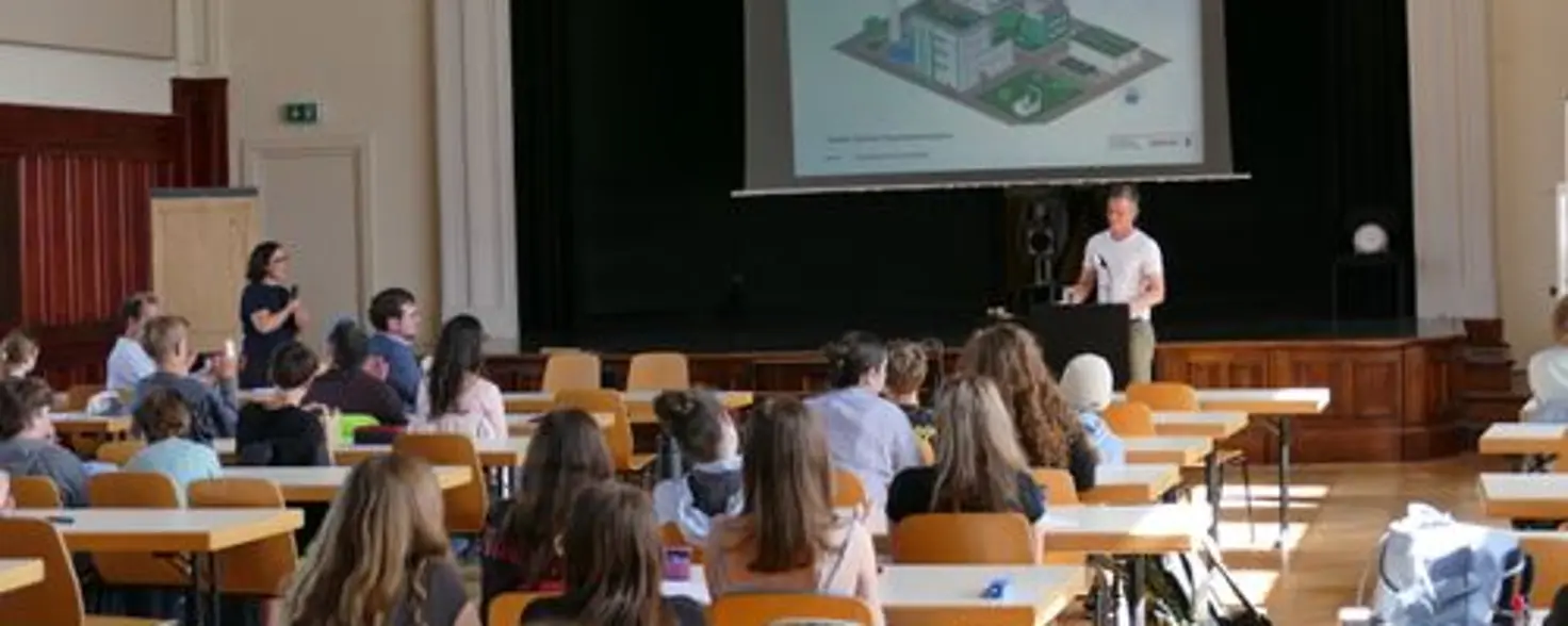 Zweiter Platz beim Publikumspreis des Umwelt€uro 2025 von GASAG: Regenwasser für den Schulgarten des Carl-von-Ossietzky Gymnasiums in Berlin-Pankow.