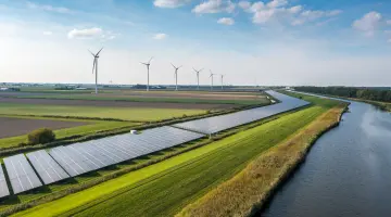 Wind- und Solaranlege der GASAG-Gruppe in Brandenburg