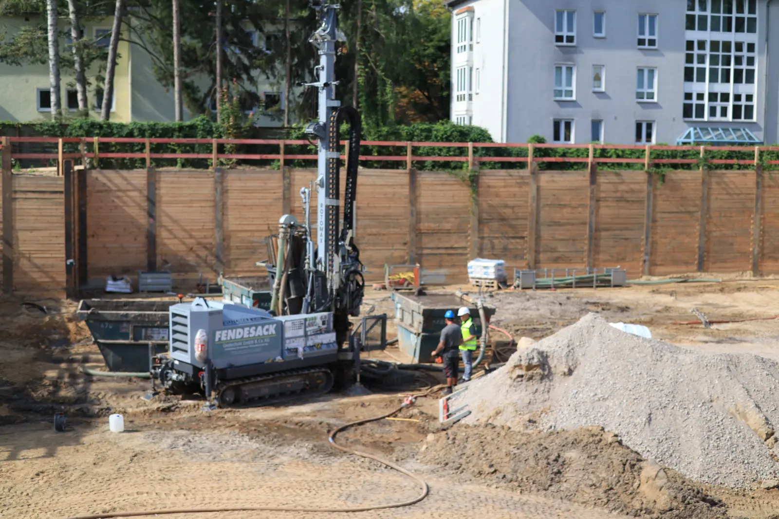 Baustelle des Neubauprojekts Karllotta in Berlin-Steglitz.