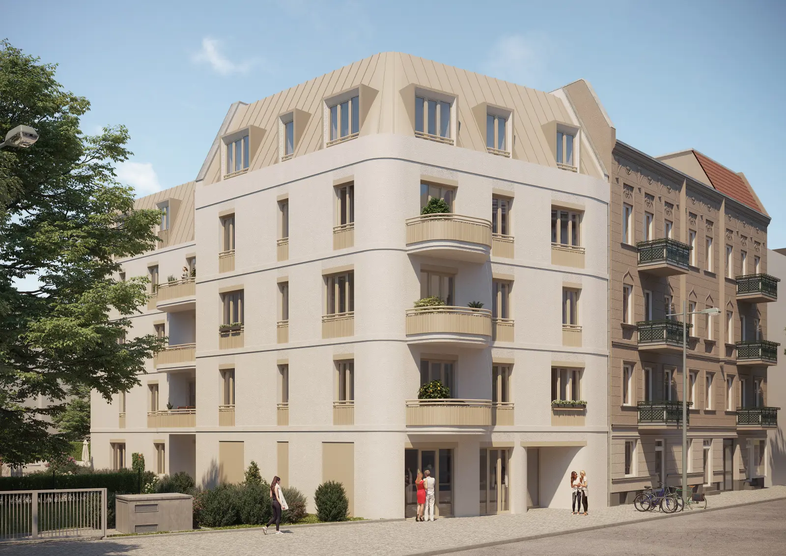 Das Wärme- und Kältekonzept beim Projekt „Antonia“ setzt auf Geothermie, Photovoltaik, PVT und Abluftwärme.