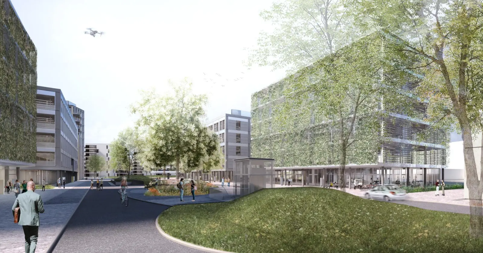 Dreidimensionalen virtuellen Darstellung der Marienhöfe 