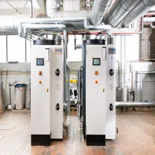 Schnelldampferzeuger im Krankenhaus