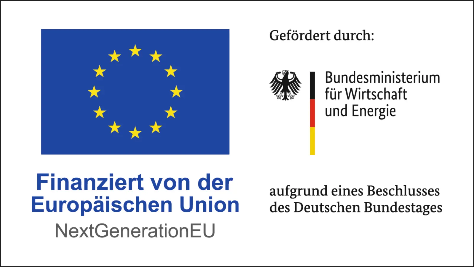 Logo für die Förderung des Bundesministeriums für Wirtschaft und Klimaschutz